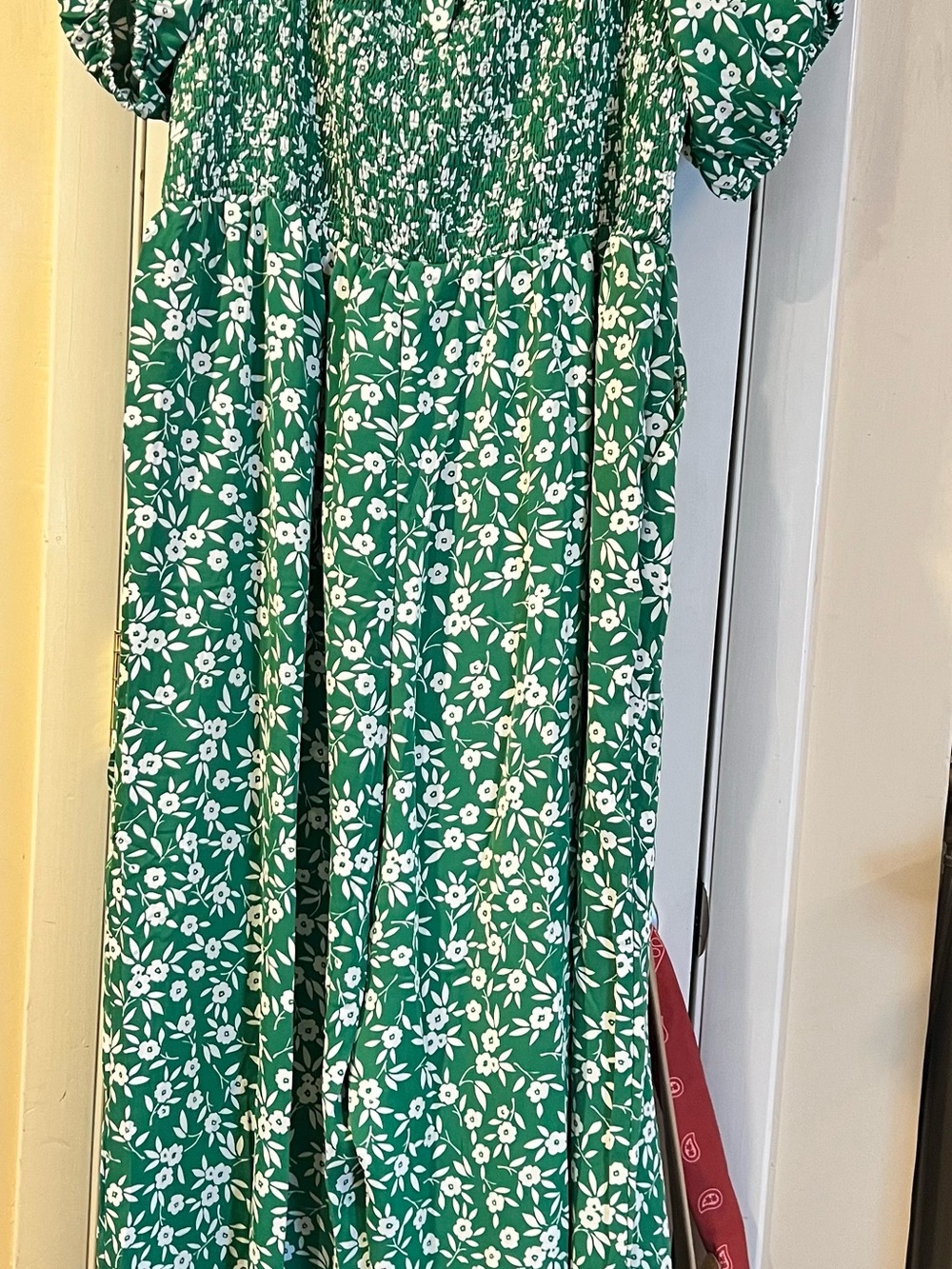 LOVE WELOVE Green floral jumpsuit size 2X - Picture 6 of 14